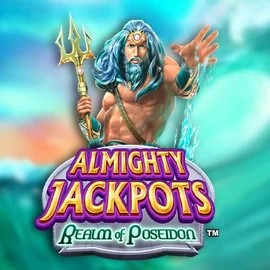Almighty Jackpots – Realm of Poseidon logo by Novomatic at Herospin Casino