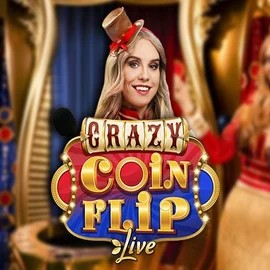 Crazy Coin Flip slot icon by Evolution, available at Herospin Casino