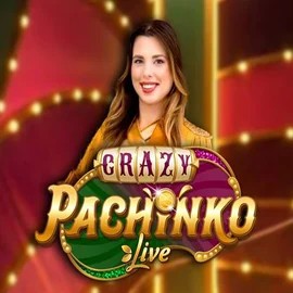 Crazy Pachinko logo by Evolution Herospin Casino