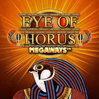 Eye of Horus Megaways logo by Blueprint Gaming Herospin Casino