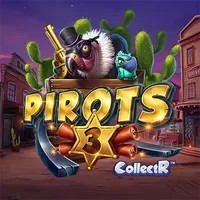 Pirots 3 by ELK Studios, showcased at hero-spins.com – game logo