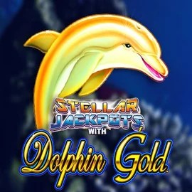Dolphin Gold with Stellar Jackpots casino game by Lightning Box Game – featured logo at Herospin Casino