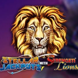 Try Stellar Jackpots with Serengeti Lions slot by Lightning Box Game on hero-spins.com – logo image