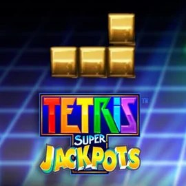 Tetris Super Jackpots casino game by WMS – featured logo at Herospin Casino